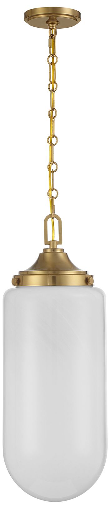 Image 2 Bryant 3-Light Pendant in Warm Brass more views