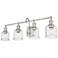 Bryant 32" Wide Brushed Nickel 4-Light Vanity Bath Light
