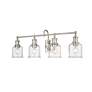 7_Bryant 32" Wide Brushed Nickel 4-Light Vanity Bath Light more views