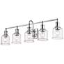 3_Bryant 40 1/2" Wide Chrome 5-Light Vanity Bath Light