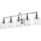 Bryant 40 1/2" Wide Chrome 5-Light Vanity Bath Light