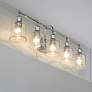 2_Bryant 40 1/2" Wide Chrome 5-Light Vanity Bath Light