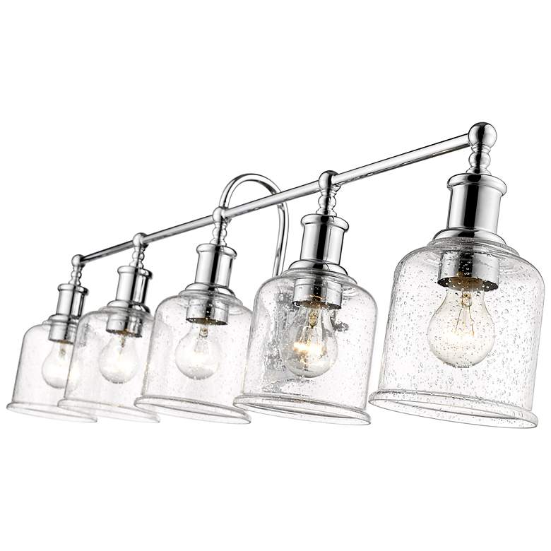 Image 7 Bryant 40 1/2" Wide Chrome 5-Light Vanity Bath Light more views