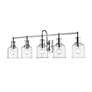 7_Bryant 40 1/2" Wide Chrome 5-Light Vanity Bath Light more views
