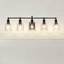 Thumbnail2 of Bryant 40 1/2" Wide Matte Black 5-Light Bath Light