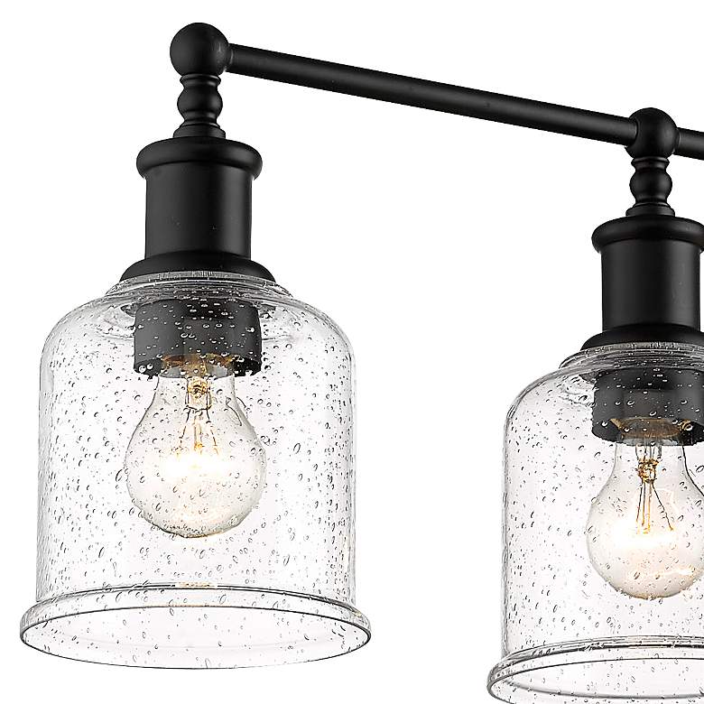 Image 3 Bryant 40 1/2" Wide Matte Black 5-Light Bath Light more views
