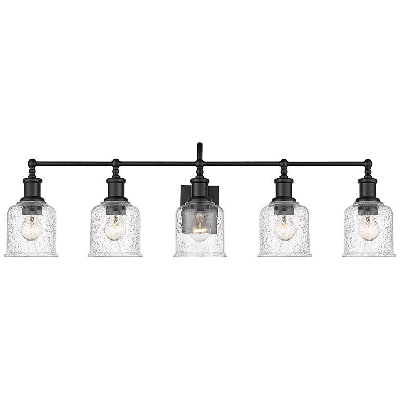 Image 4 Bryant 40 1/2" Wide Matte Black 5-Light Bath Light more views