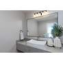 5_Bryant 40 1/2" Wide Matte Black 5-Light Vanity Bath Light more views