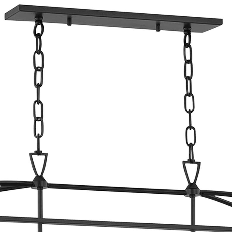 Image 3 Bryant 48 1/4" Wide Aged Iron 6-Light Island Pendant Light more views