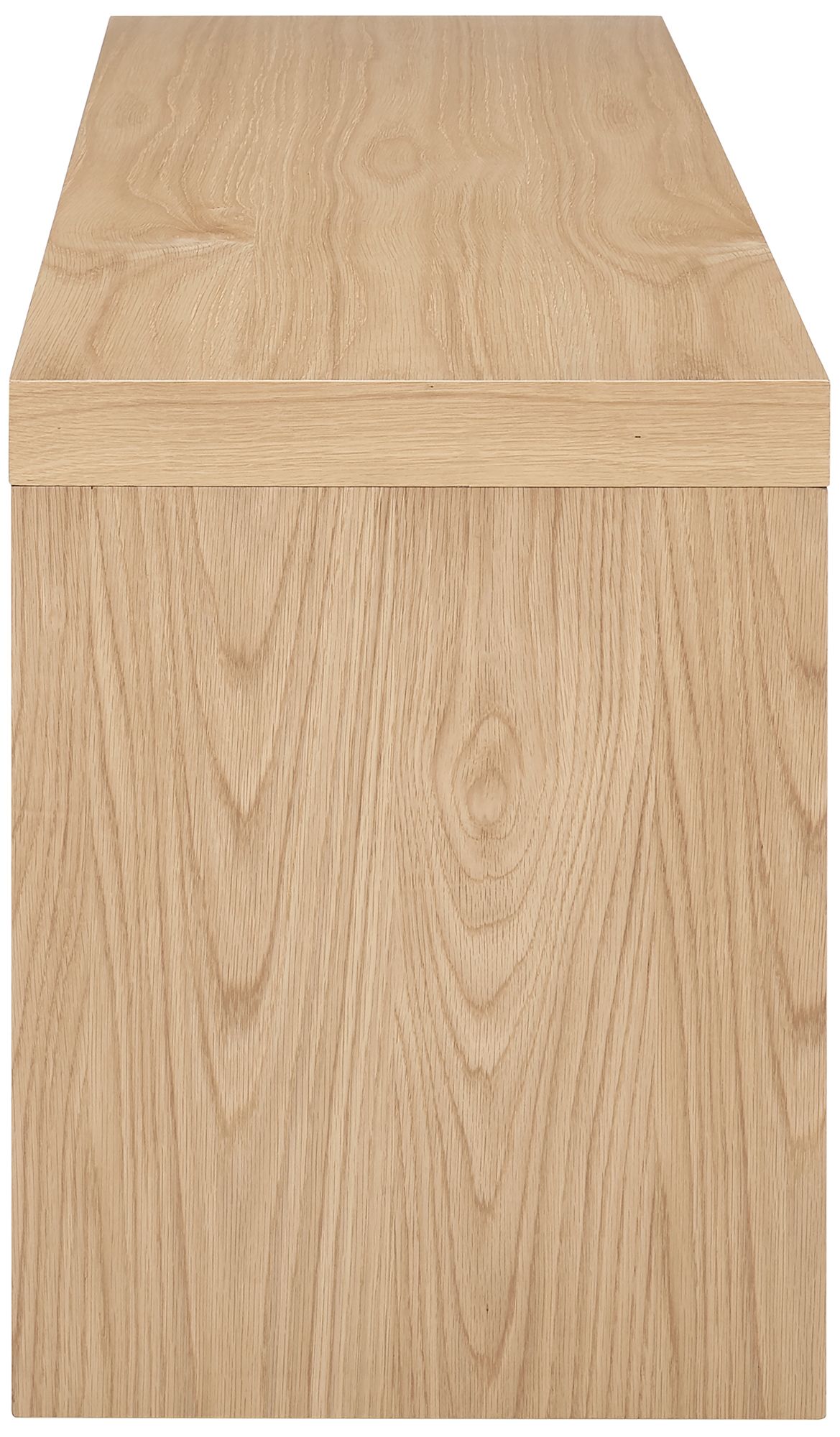 Bryant 59" Wide Natural White Oak Wood 3-Drawer Media Stand