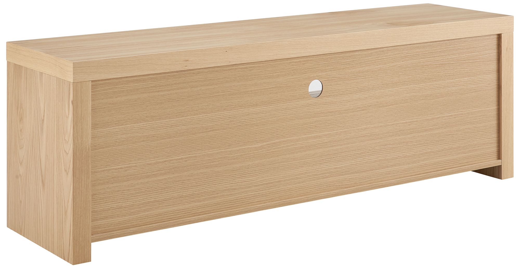 Bryant 59" Wide Natural White Oak Wood 3-Drawer Media Stand