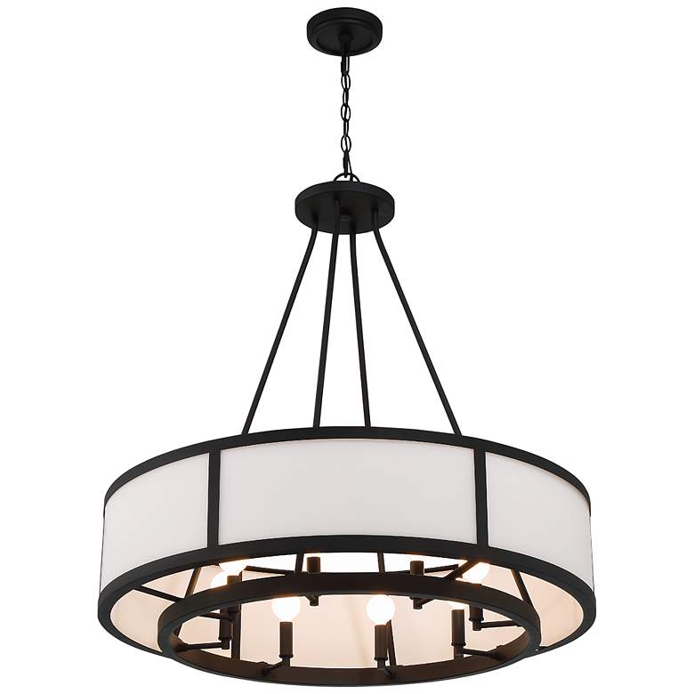 Image 5 Bryant 8 Light Black Forged Chandelier more views