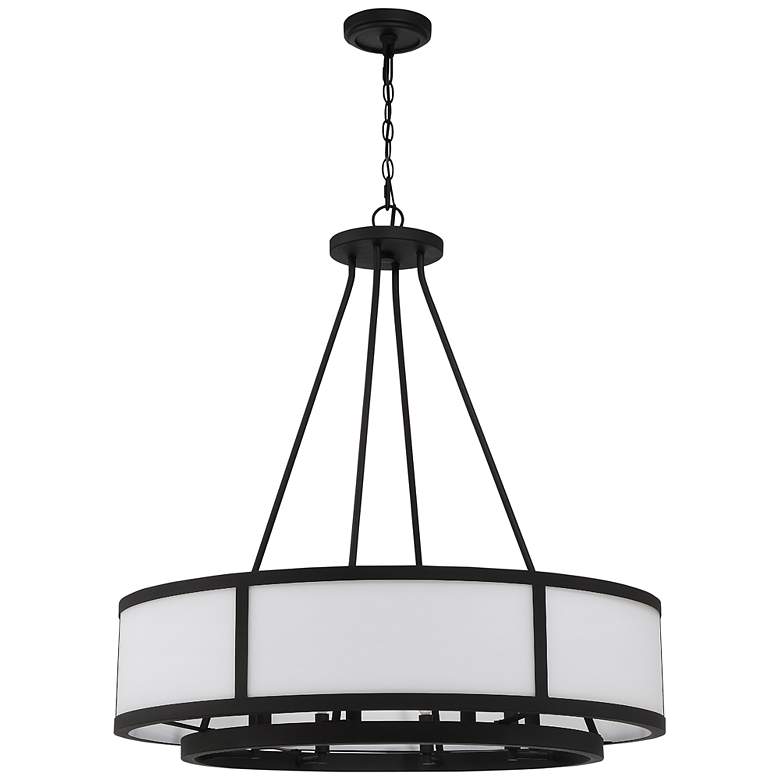 Image 6 Bryant 8 Light Black Forged Chandelier more views