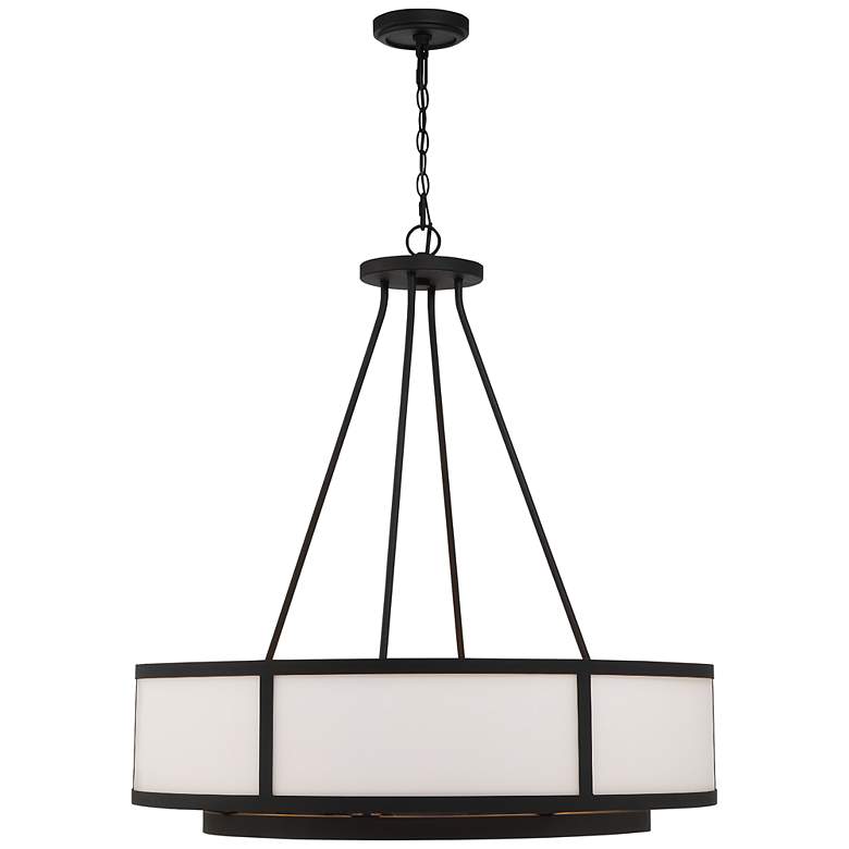 Image 7 Bryant 8 Light Black Forged Chandelier more views