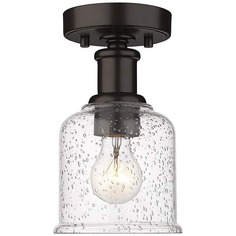 Image 2 Bryant by Z-Lite Bronze 1 Light Flush Mount