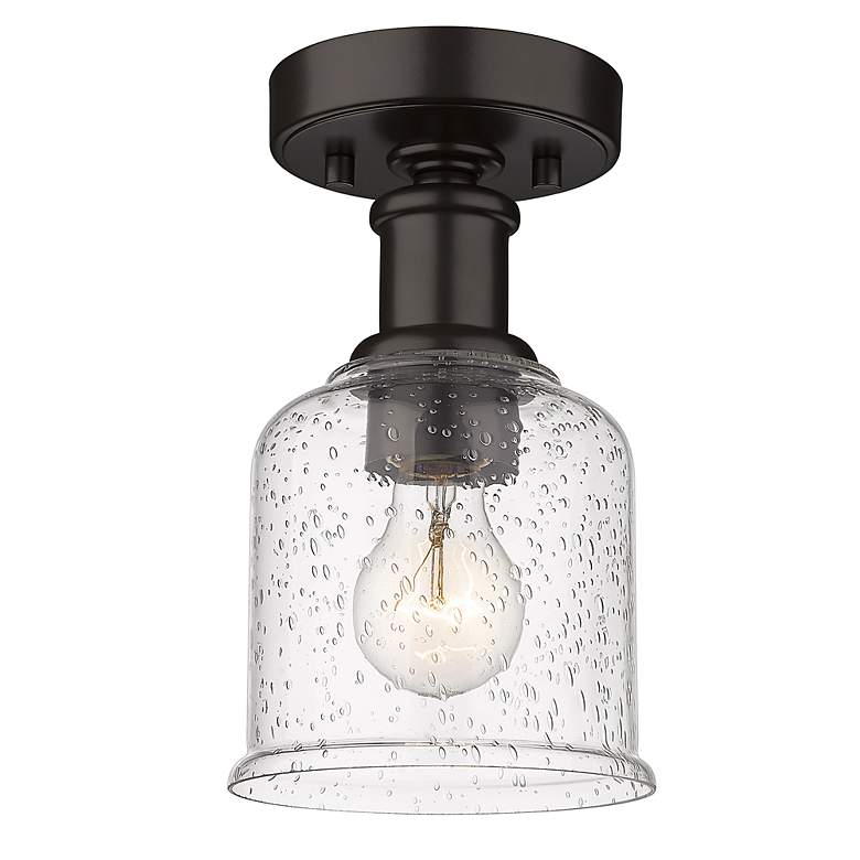 Image 5 Bryant by Z-Lite Bronze 1 Light Flush Mount more views
