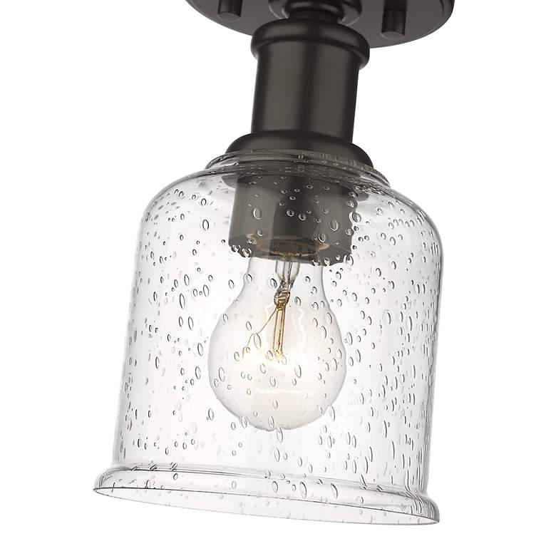 Image 7 Bryant by Z-Lite Bronze 1 Light Flush Mount more views