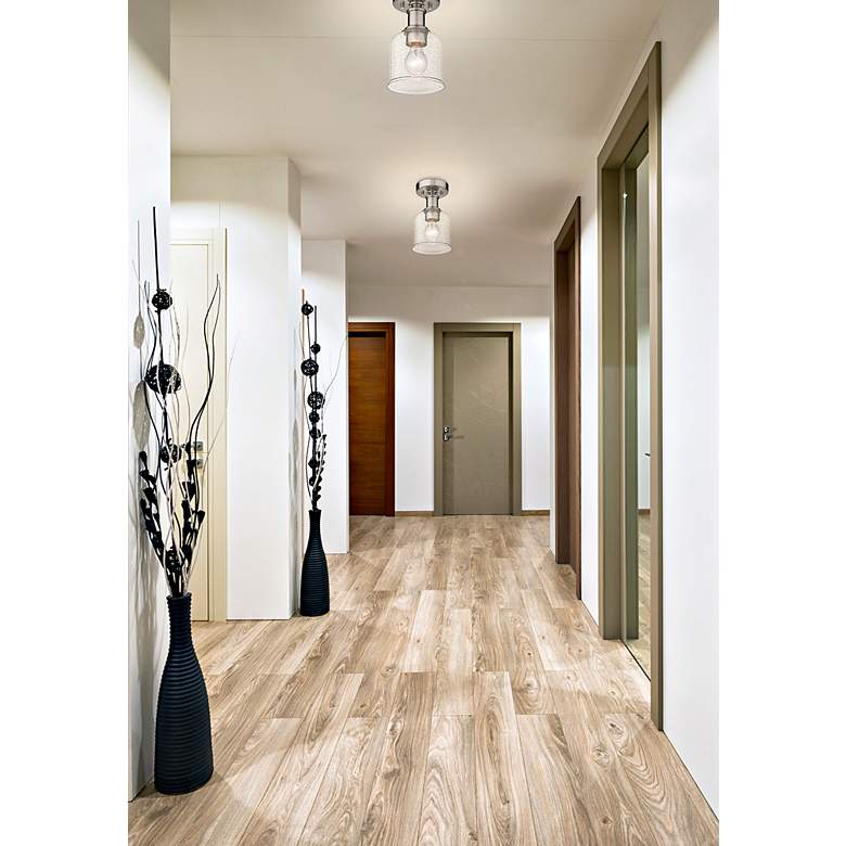 Image 3 Bryant by Z-Lite Brushed Nickel 1 Light Flush Mount more views