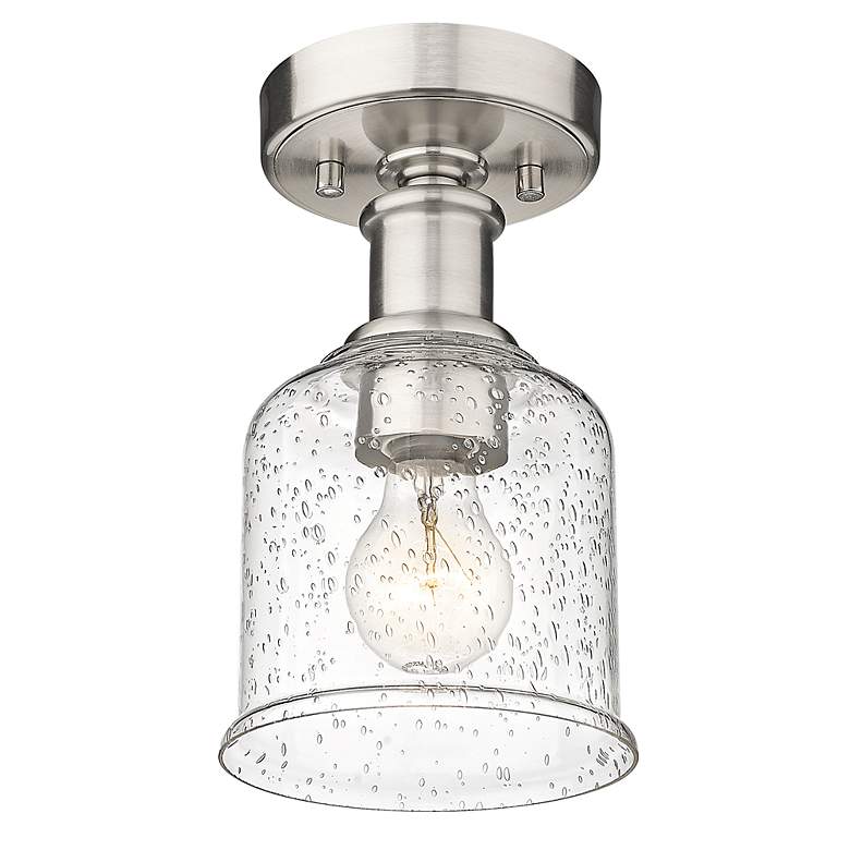 Image 6 Bryant by Z-Lite Brushed Nickel 1 Light Flush Mount more views