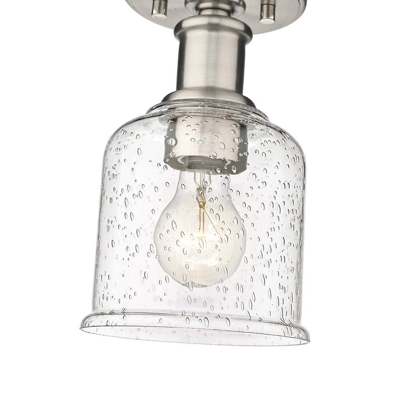Image 7 Bryant by Z-Lite Brushed Nickel 1 Light Flush Mount more views