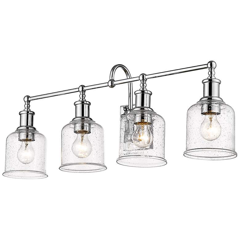 Image 3 Bryant by Z-Lite Chrome 32 inch 4 Light Vanity