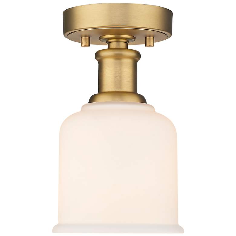 Image 2 Bryant by Z-Lite Heritage Brass 1 Light Flush Mount