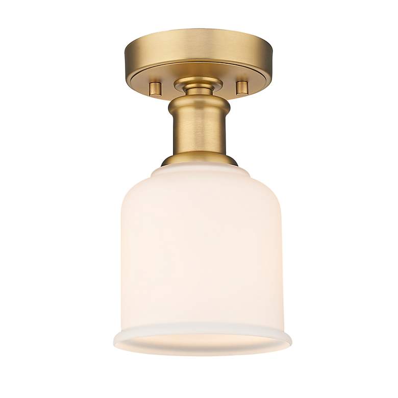 Image 5 Bryant by Z-Lite Heritage Brass 1 Light Flush Mount more views