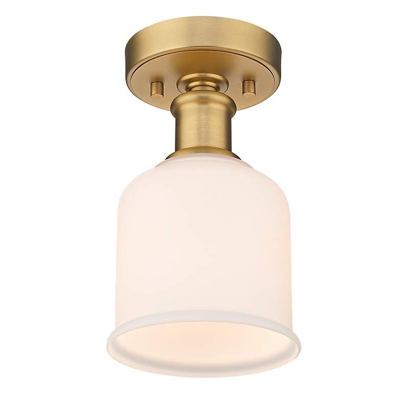 Image 6 Bryant by Z-Lite Heritage Brass 1 Light Flush Mount more views