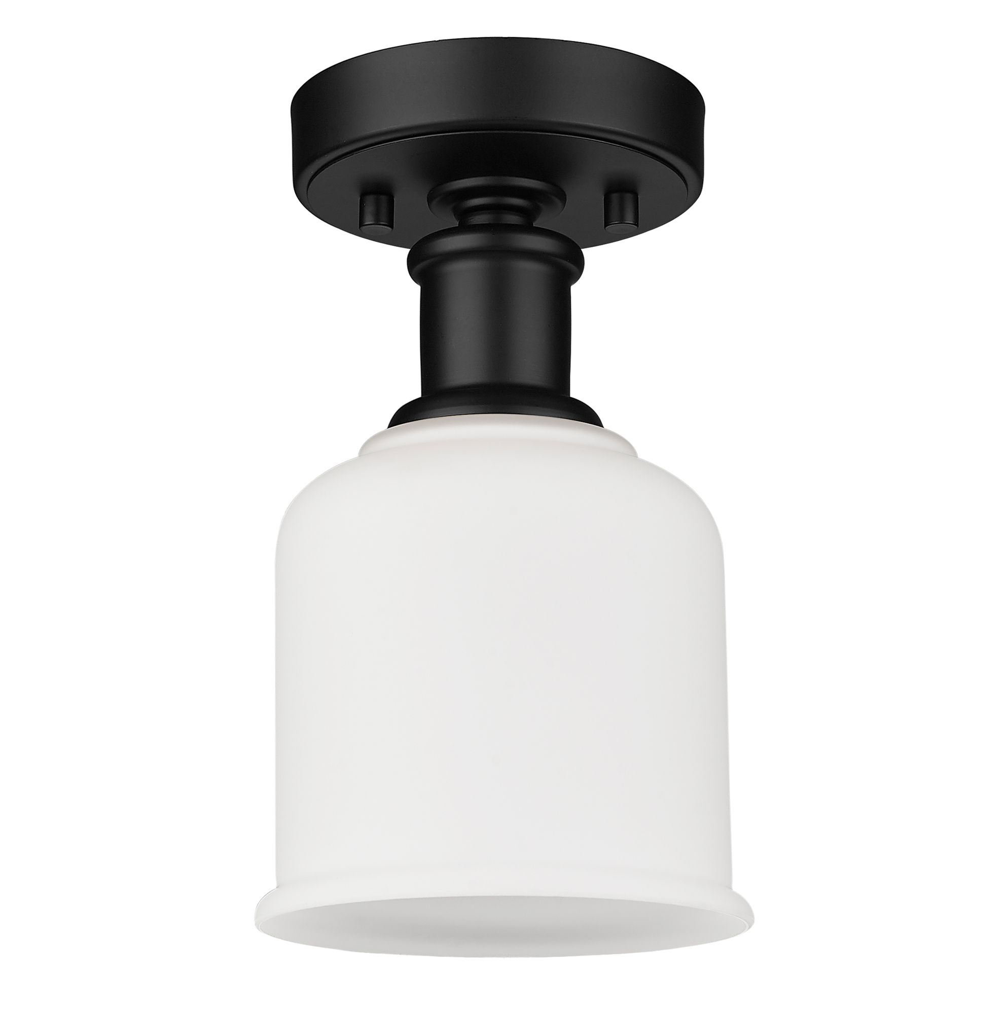 Bryant by Z-Lite Matte Black 1 Light Flush Mount