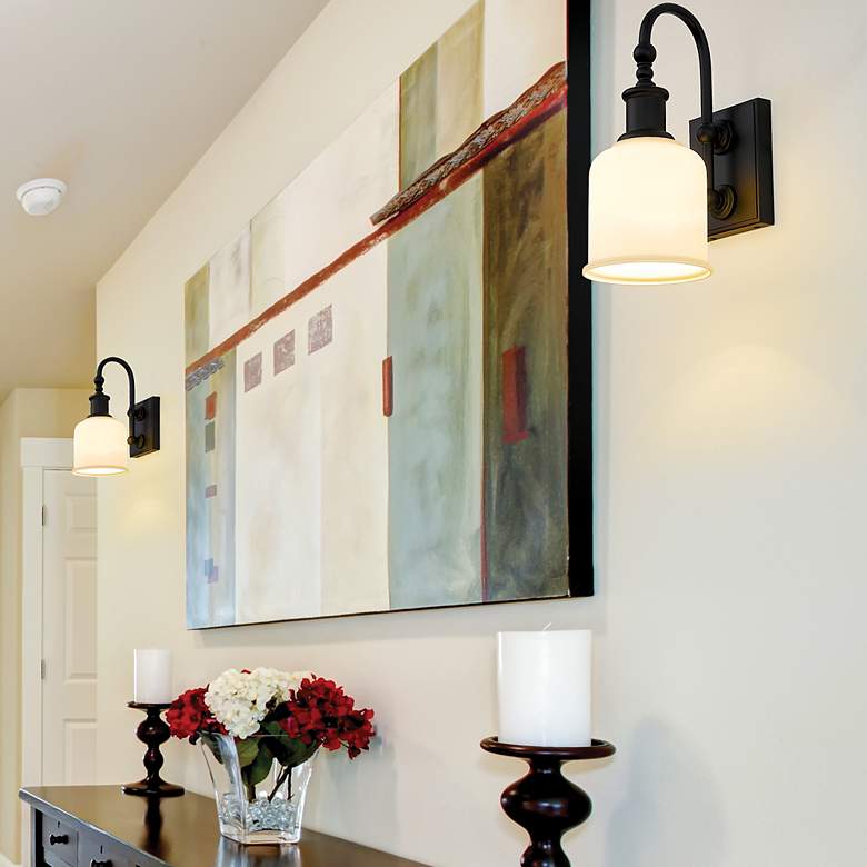 Image 3 Bryant by Z-Lite Matte Black 1 Light Wall Sconce more views