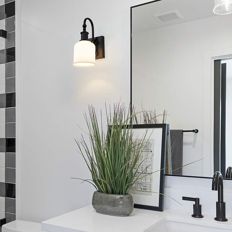 Image 4 Bryant by Z-Lite Matte Black 1 Light Wall Sconce more views