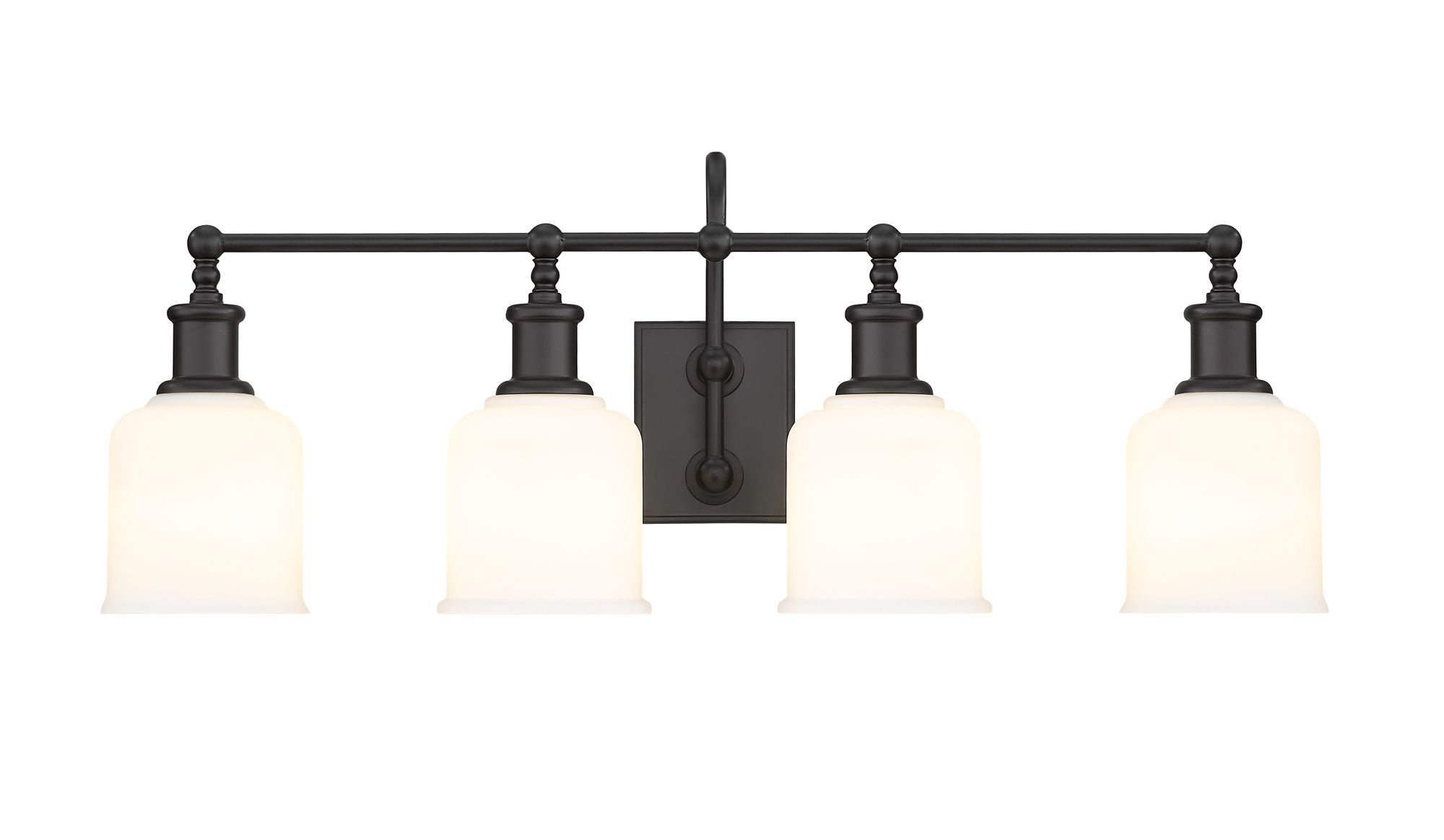 Image 6 Bryant by Z-Lite Matte Black 32 inch 4 Light Vanity more views