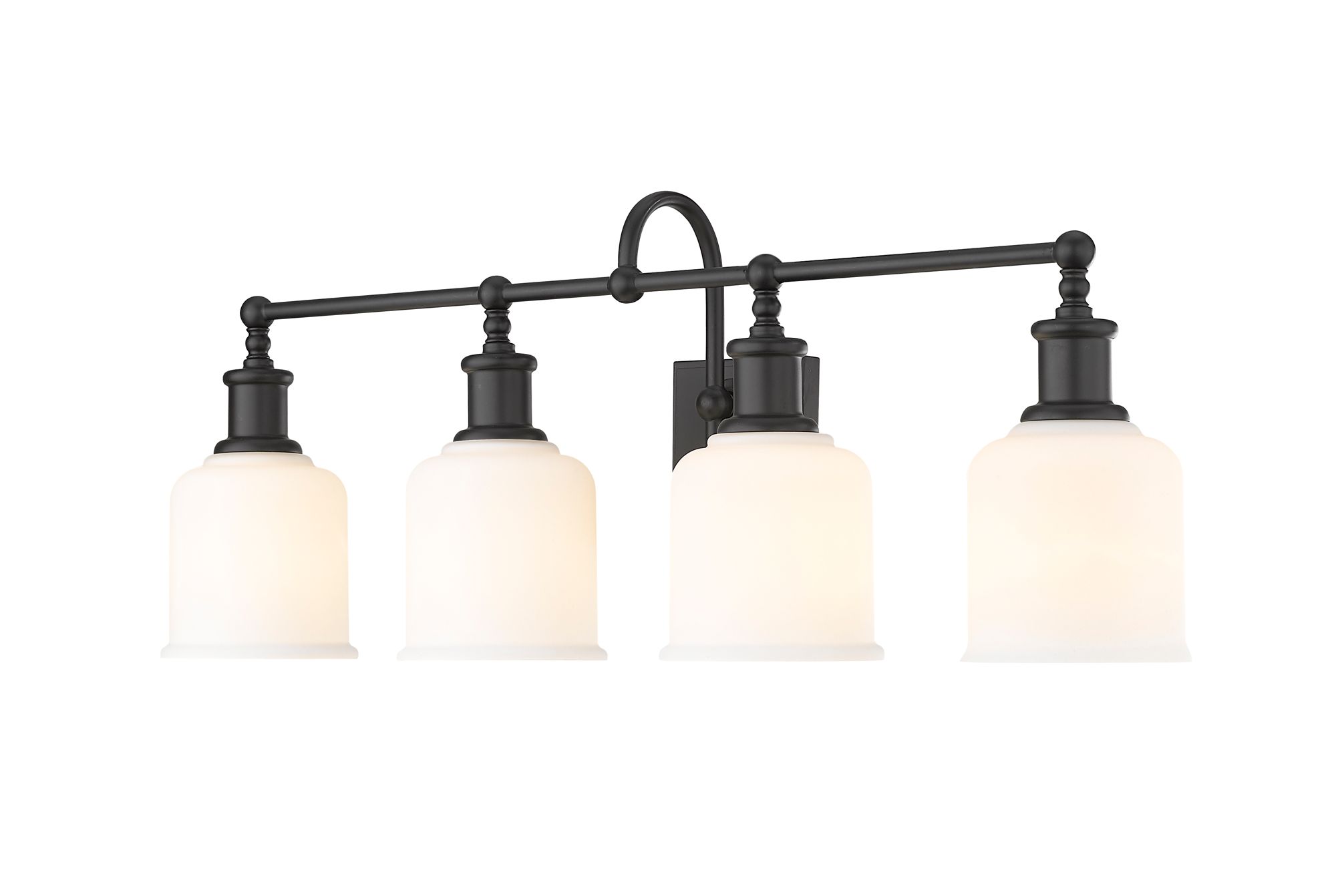 Image 7 Bryant by Z-Lite Matte Black 32 inch 4 Light Vanity more views