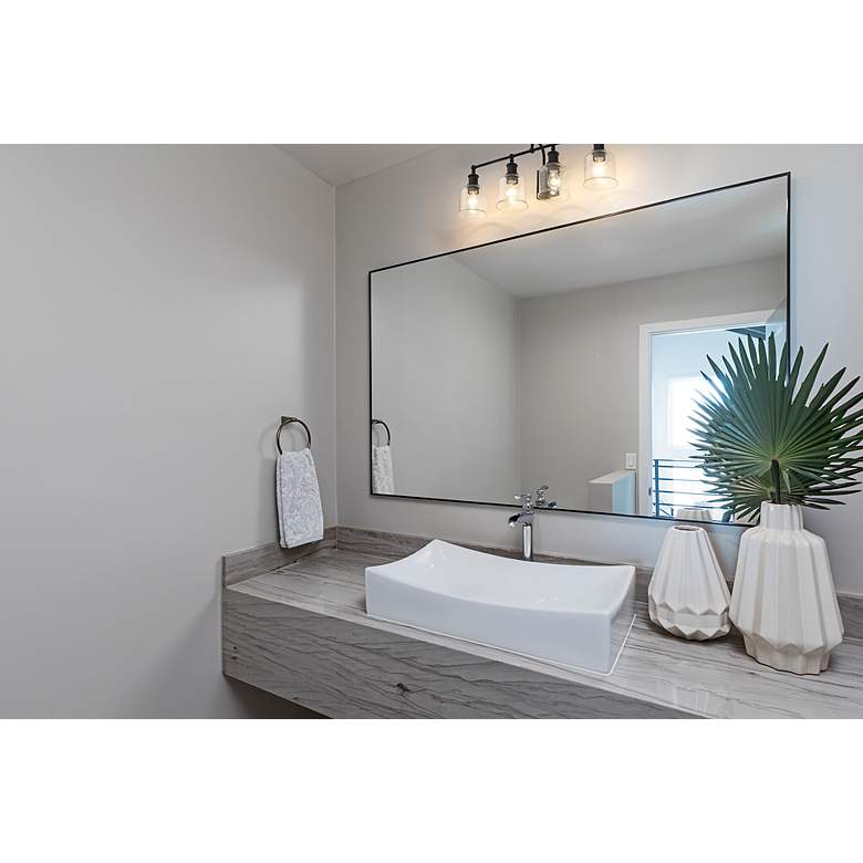 Image 3 Bryant by Z-Lite Matte Black 32 inch 4 Light Vanity more views