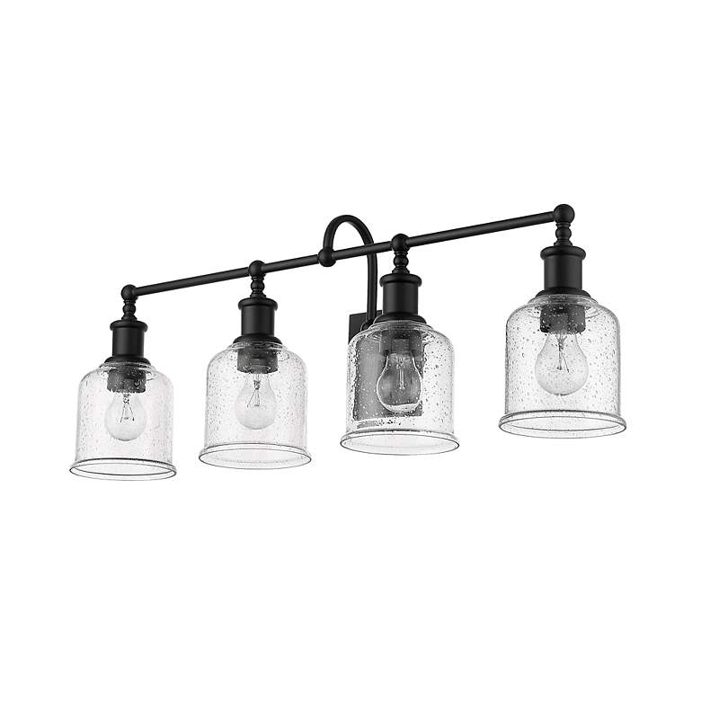 Image 7 Bryant by Z-Lite Matte Black 32 inch 4 Light Vanity more views