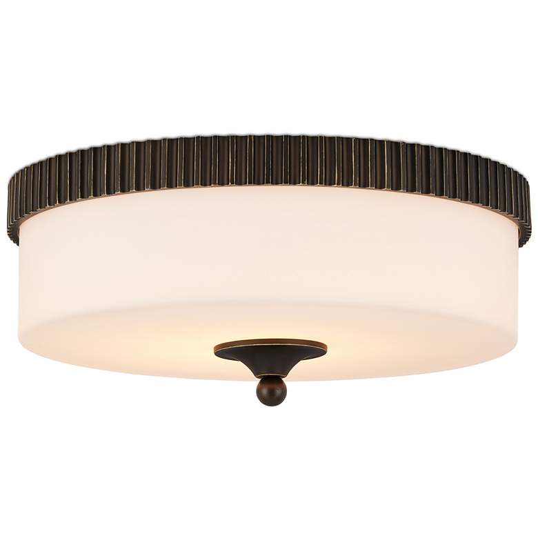 Image 1 Bryce Bronze Flush Mount