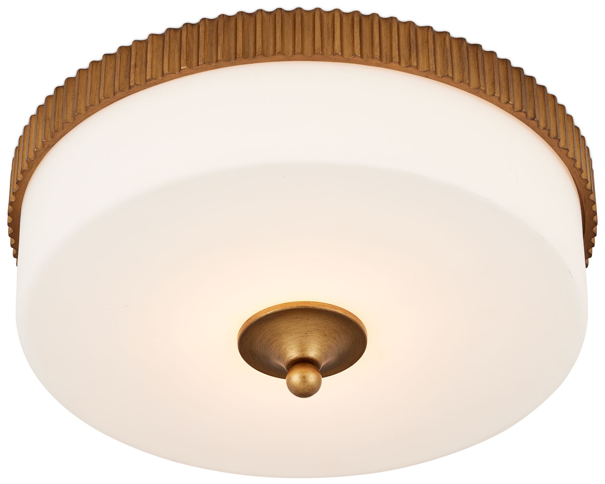 Image 3 Bryce Gold Flush Mount more views