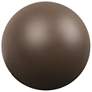 Bryn 42"H Dark Bronze Round Dome Louvered LED Bollard Light