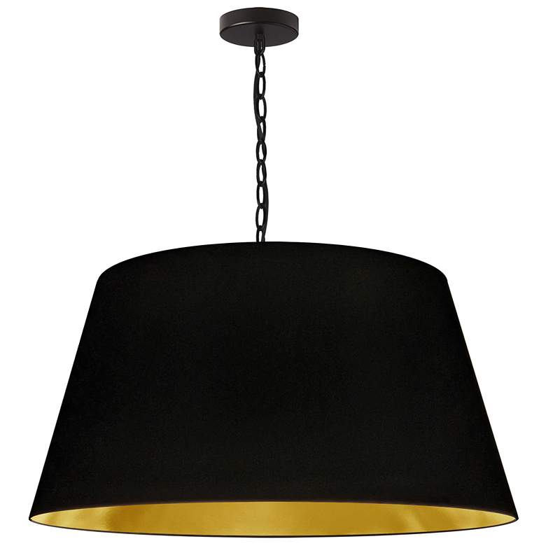 Image 1 Brynn 26" Wide Large Black Pendant