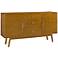 Brynn 60" Wide Acorn Wood 2-Door TV Stand