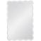 Bryony White 24" x 36" Wavy Rectangular Wall Mirror