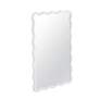 Bryony White 24" x 36" Wavy Rectangular Wall Mirror