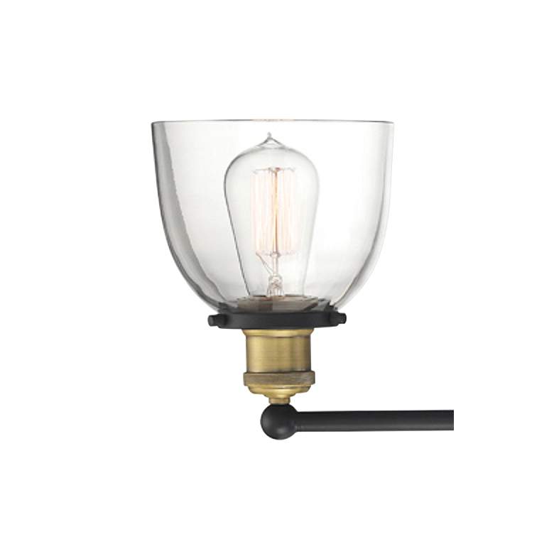 Image 2 Bryson 33" Wide Vintage Bronze Metal 4-Light Bath Light more views