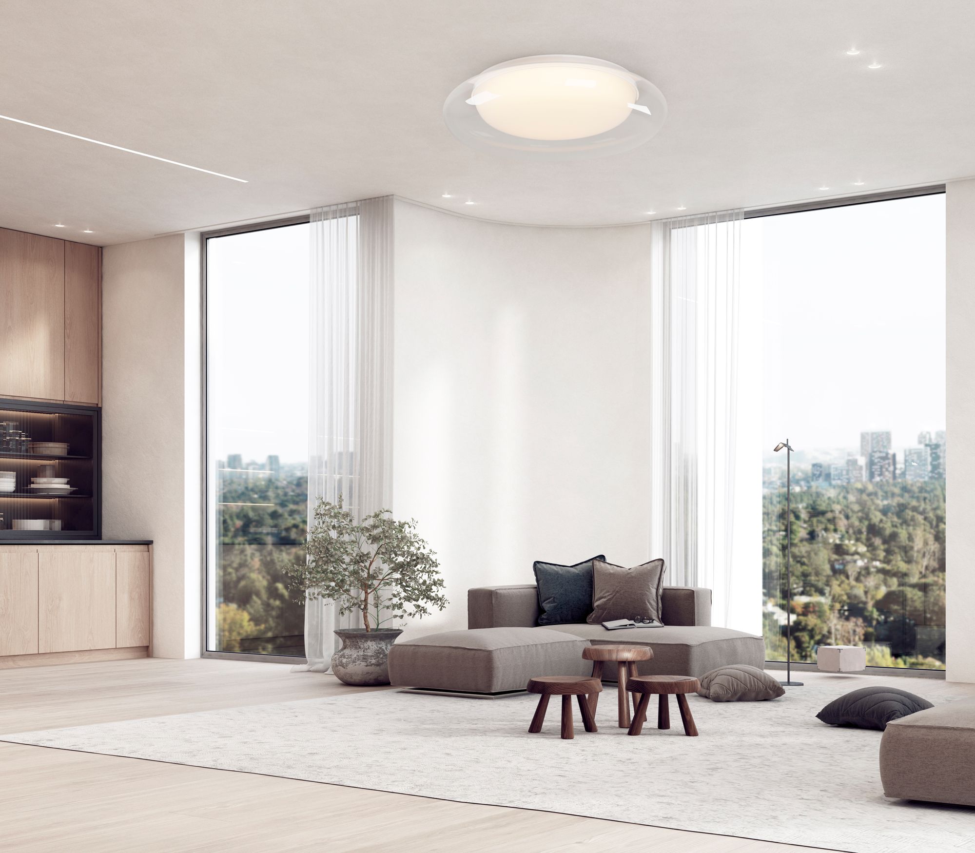 Image 5 Bubble 18" LED Flush Mount more views