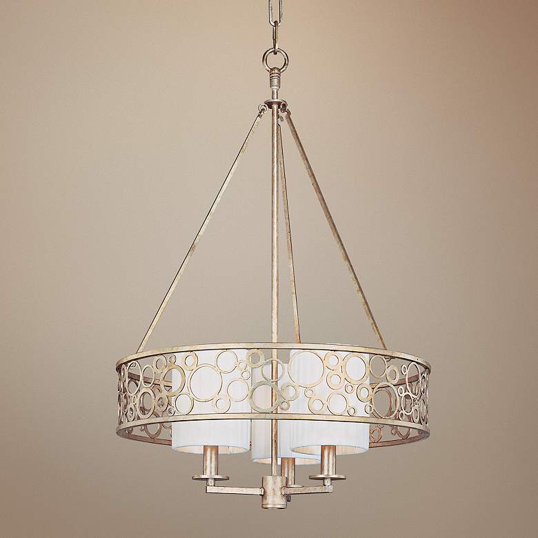 Image 1 Bubblini Collection 18 1/2 inch Wide 3-Light Chandelier