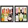 Bubbly 25"W x 31"H Framed Art Set of 2