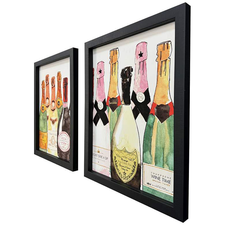 Image 2 Bubbly 25"W x 31"H Framed Art Set of 2 more views