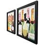 2_Bubbly 25"W x 31"H Framed Art Set of 2 more views