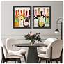 4_Bubbly 25"W x 31"H Framed Art Set of 2 more views