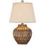 Buckhead Bronze 22" High Accent Urn Table Lamp With USB Dimmer